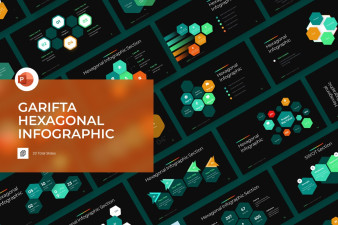 Hexagonal Infographic RR PowerPoint Template